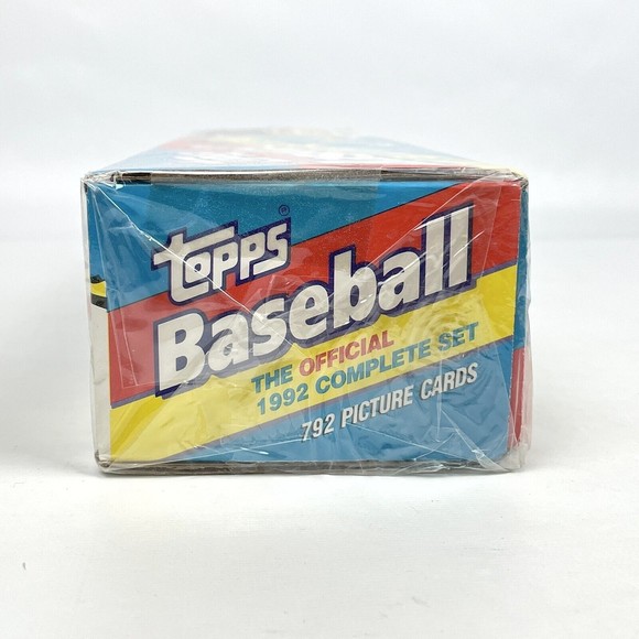 Topps MLB Major League Baseball 1992 Complete Set 792 Cards Factory Sealed Box - Picture 7 of 9